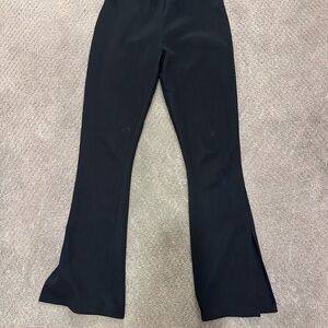 Chic Black Flared Pants